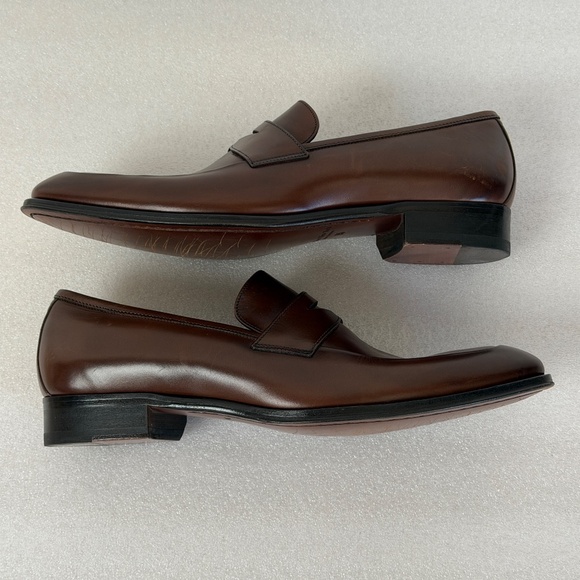 Too Boot New York Adam Derrick Leather Penny Loafers Men's Size 9.5 - Picture 3 of 8